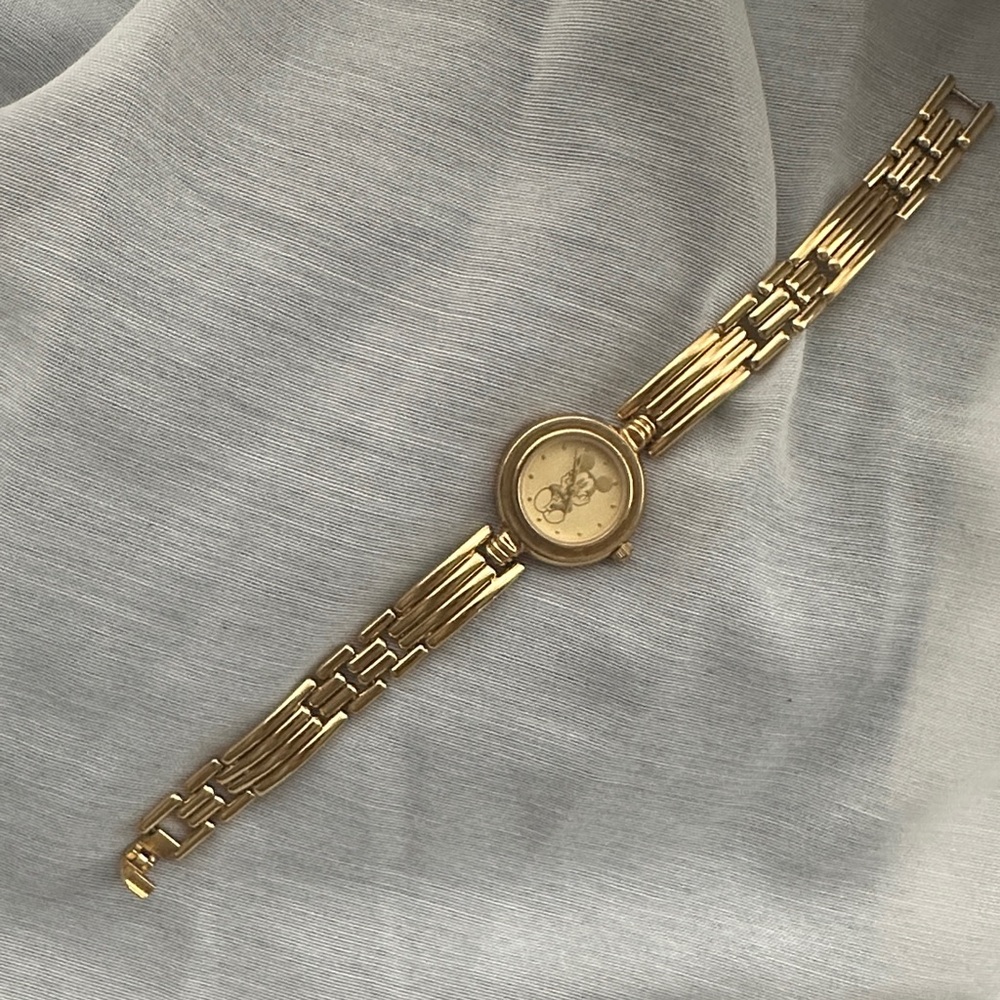 Vintage DISNEY time Gold-Tone Watch